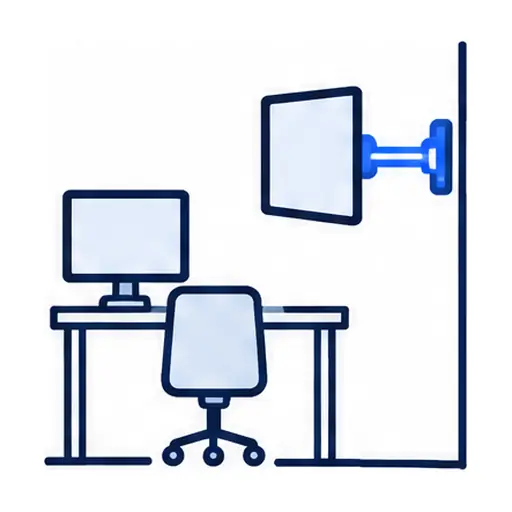 Schematic icon: Home Office TV Mounting