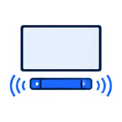 Schematic icon: Soundbar and Surround Setup