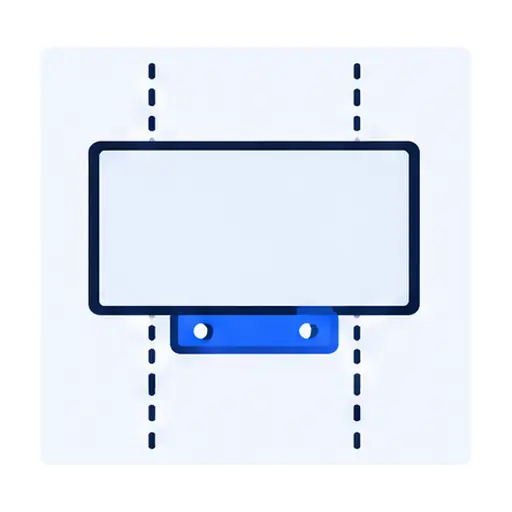 Schematic icon: TV Wall Mounting